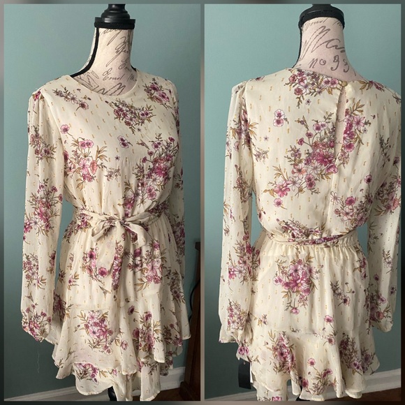 NWT cute floral boho dress fall dress - Picture 1 of 1